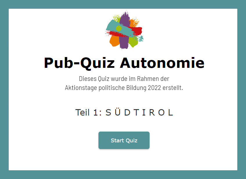 Pub-Quiz Autonomie Südtirol